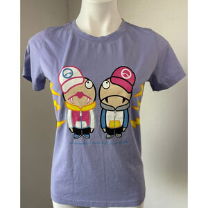 Devil Nut Under Red Flag Novelty T-shirt Sz L “To Be Together”